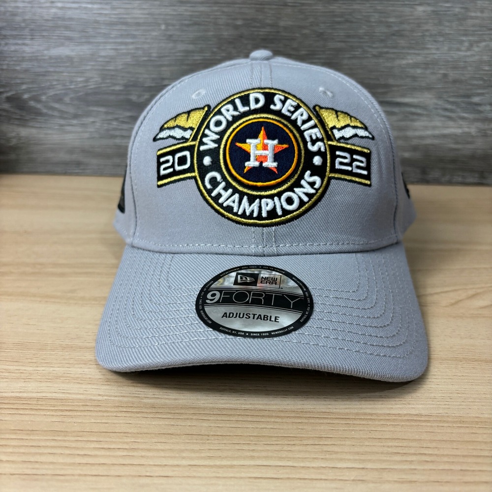 Houston Astros‎ Hat Cap Snapback Gray World Series New Era MLB Baseball